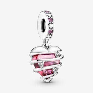 Pandora Love Confession Heart Spiral Charm